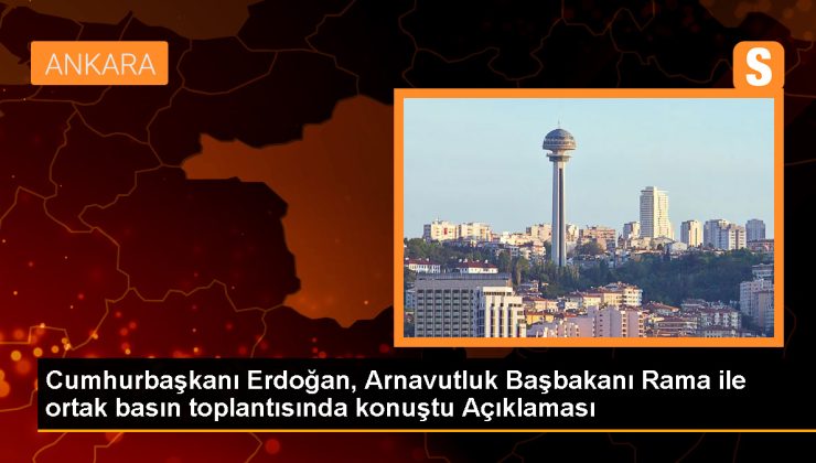 Cumhurbaşkanı Erdoğan: Arnavutluk, Filistin halkıyla dayanışma sergiledi