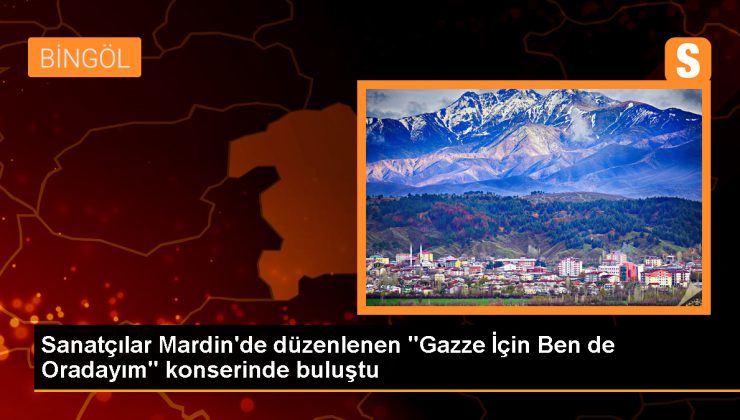 Mardin’de düzenlenen konserde sanatçılar Gazze’ye destek verdi