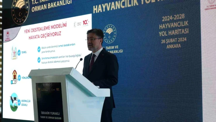 Tarım ve Orman Bakanı İbrahim Yumaklı, 2024-2028 Hayvancılık Yol Haritasını Paylaştı