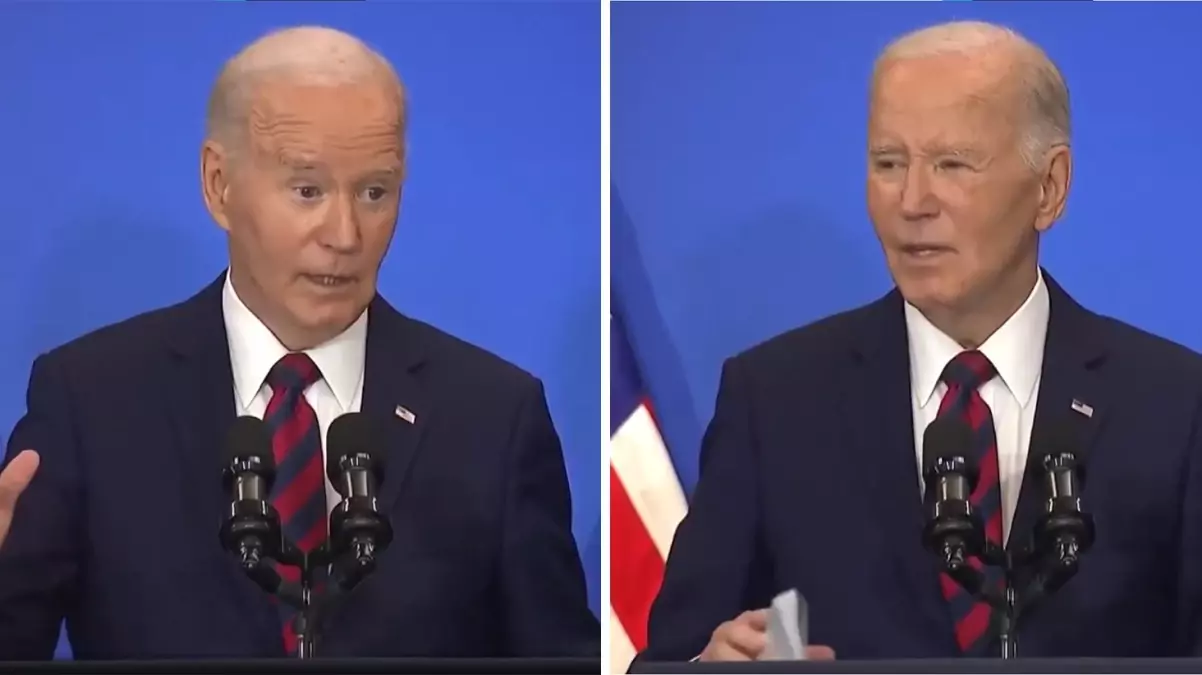 Biden yine gündem oldu: Prompterı bozulunca bakın ne dedi